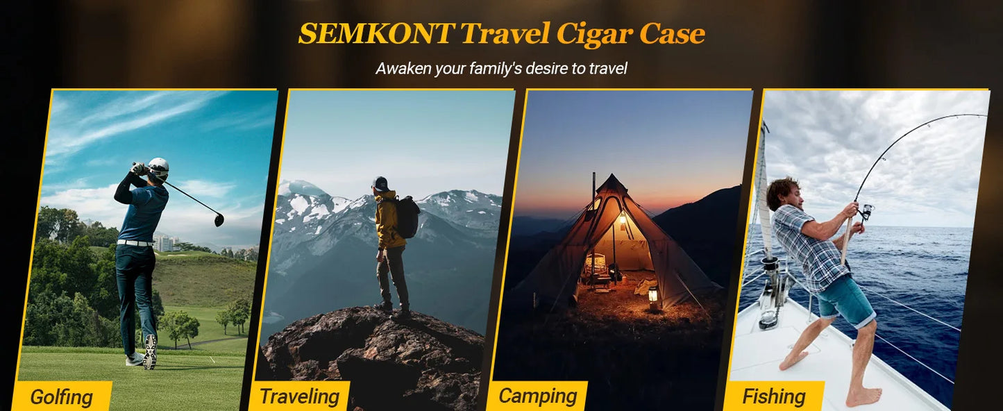 Waterproof Travel Cigar Humidor
