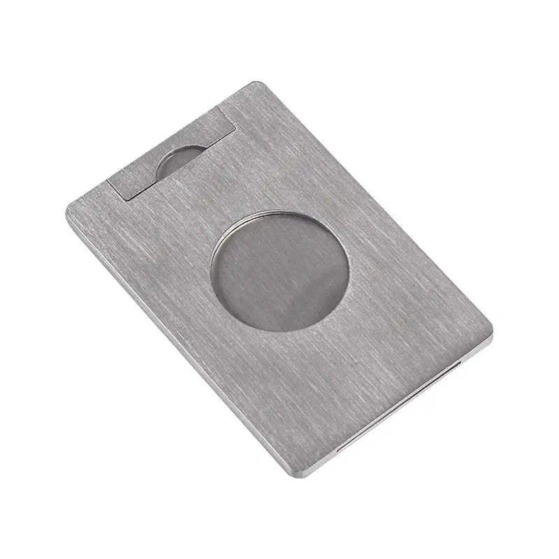 Portable Smoking Square Cigar Cutter Stainless Steel Metal Cutter Guillotine Cigar Scissors Gift Ash & Ember Society