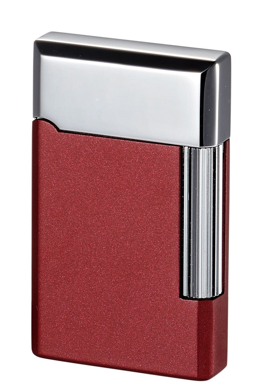 Visol Pyxis Burgundy Flint Lighter - VLR301005BG – Premium by Ash & Ember Society | Luxury cigar accessory