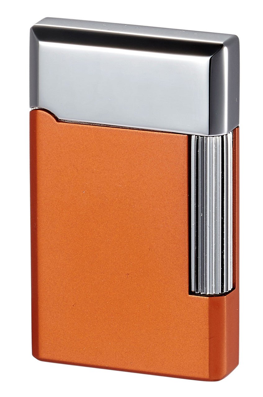 Visol Pyxis Burnt Orange Flint Lighter - VLR301005OR – Premium by Ash & Ember Society | Luxury cigar accessory