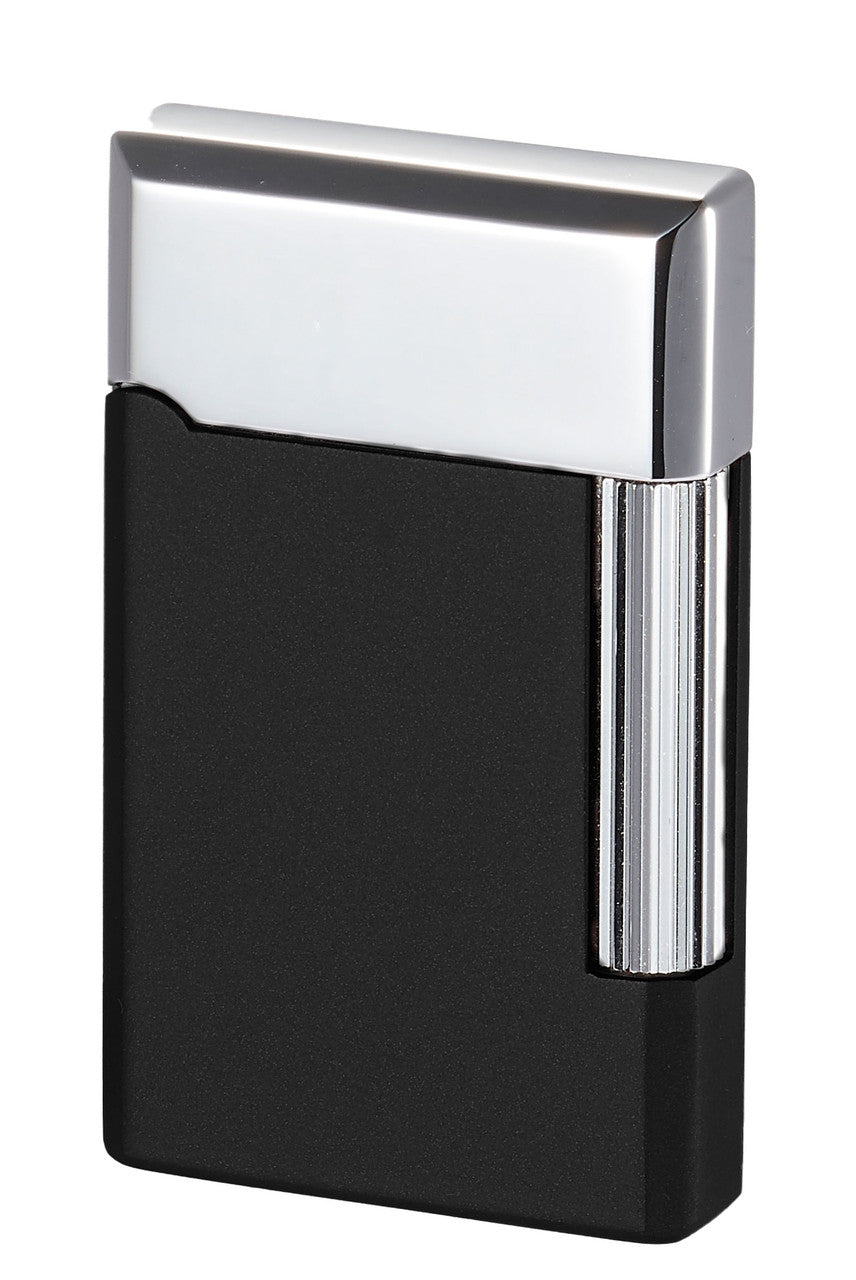 Visol Pyxis Matte Black Flint Lighter - VLR301004 – Premium by Ash & Ember Society | Luxury cigar accessory