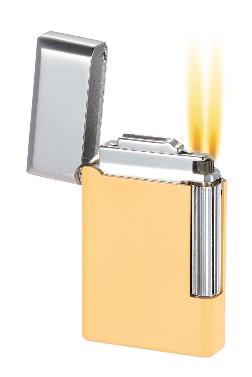 Visol Pyxis Yellow Flint Lighter - VLR301005YL – Premium by Ash & Ember Society | Luxury cigar accessory