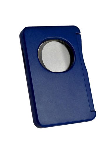 Visol Sidecut Double Guillotine Cigar Cutter - Blue - VCUT725BU – Premium by Ash & Ember Society | Luxury cigar accessory