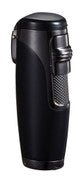 Visol Triad Black Matte Triple Torch Flame Cigar Lighter - VLR400601 – Premium by Ash & Ember Society | Luxury cigar accessory