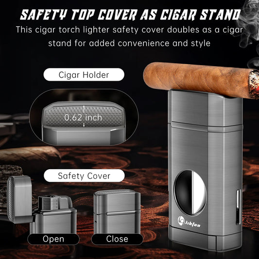 3-Jet Torch Cigar Lighter