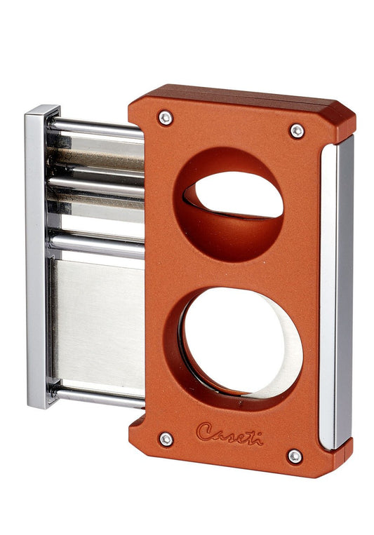 Caseti Trident 3 in 1 Burnt Orange Cigar Cutter - CACU140OR