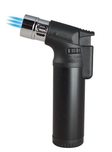 Visol Ares Quad Flame Torch Lighter - Black Matte - VLR402403 – Premium by Ash & Ember Society | Luxury cigar accessory