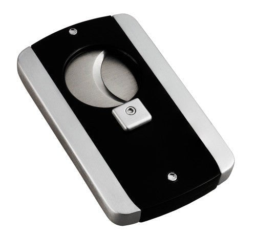 Visol Axe Glossy Black & Stainless Steel Finish Cigar Cutter - VCUT30005