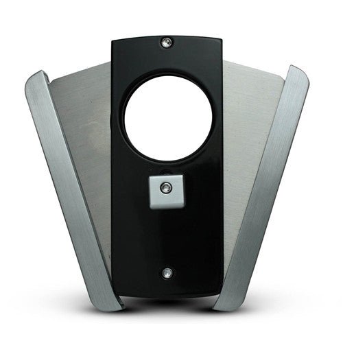 Visol Axe Glossy Black & Stainless Steel Finish Cigar Cutter - VCUT30005 – Premium by Ash & Ember Society | Luxury cigar accessory