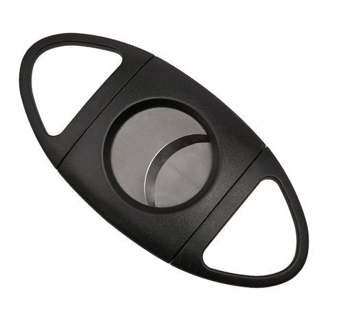 Visol Bumble Black Double Guillotine Cigar Cutter - VCUT407 – Premium by Ash & Ember Society | Luxury cigar accessory