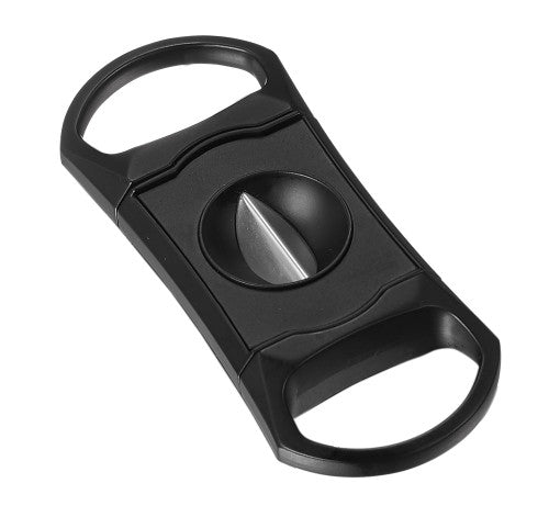 Visol Caspian Matte Black Wedge Cigar Cutter - VCUT416BK – Premium by Ash & Ember Society | Luxury cigar accessory