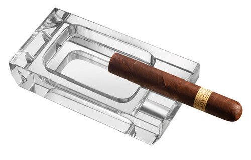 Visol Dalis Crystal Desktop Cigar Ashtray - VASH309 – Premium by Ash & Ember Society | Luxury cigar accessory