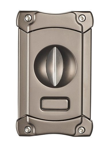 Visol Ferris Wedge Cigar Cutter - Gunmetal - VCUT423 – Premium by Ash & Ember Society | Luxury cigar accessory