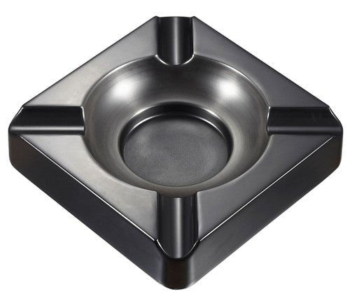 Visol Heavyweight Gunmetal Cigar Ashtray - VASH409 – Premium by Ash & Ember Society | Luxury cigar accessory