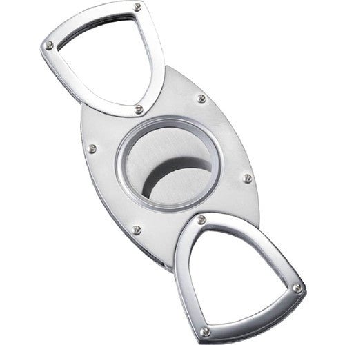 Visol Leon High Polish Satin Large Guillotine Cigar Cutter - VCUT16 – Premium by Ash & Ember Society | Luxury cigar accessory