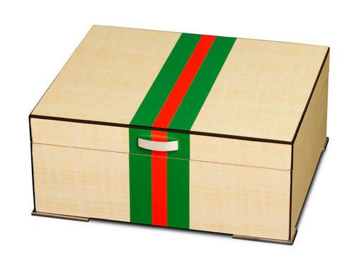 Visol Regio Contemporary 50 Cigar Humidor - VHUD96 – Premium by Ash & Ember Society | Luxury cigar accessory