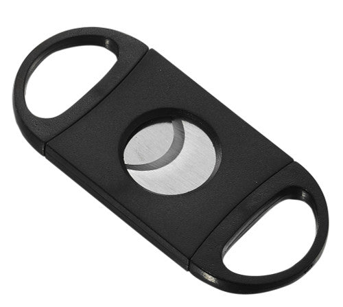 Visol Tahoe Cigar Cutter with Matte Black Stainless Steel Plate - VCUT414BK – Premium by Ash & Ember Society | Luxury cigar accessory